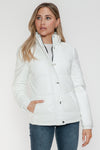 Hazel Blues® |  YMI Pocketed Zip Up Turtleneck Puffer Jacket