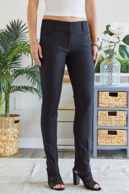 Hazel Blues® |  ADORA Mid Rise Skinny Pants