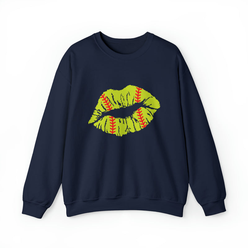 Hazel Blues® |  Softball Lips Graphic Sweatshirt