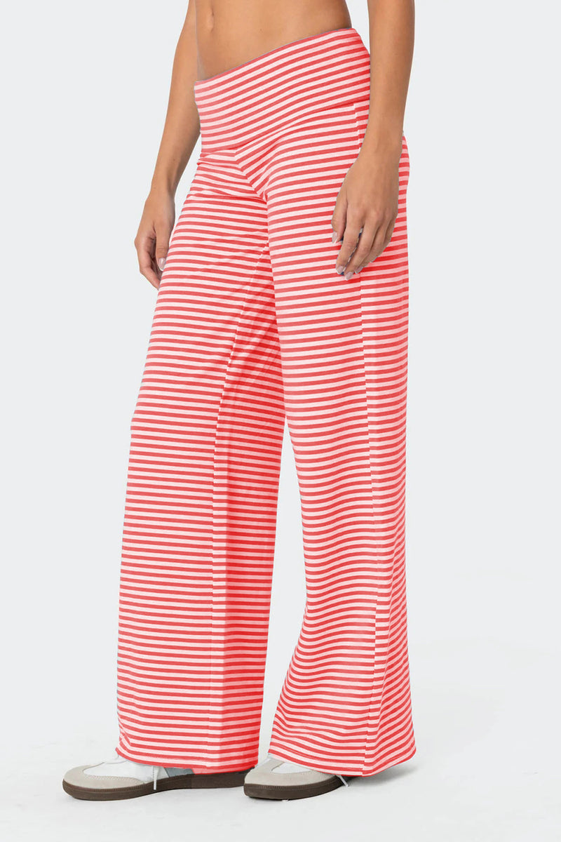 Striped Wide Leg Pants