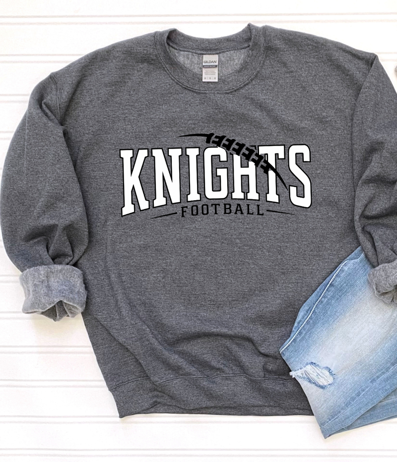 Hazel Blues® | Knights Football Cutout: SWEATSHIRT
