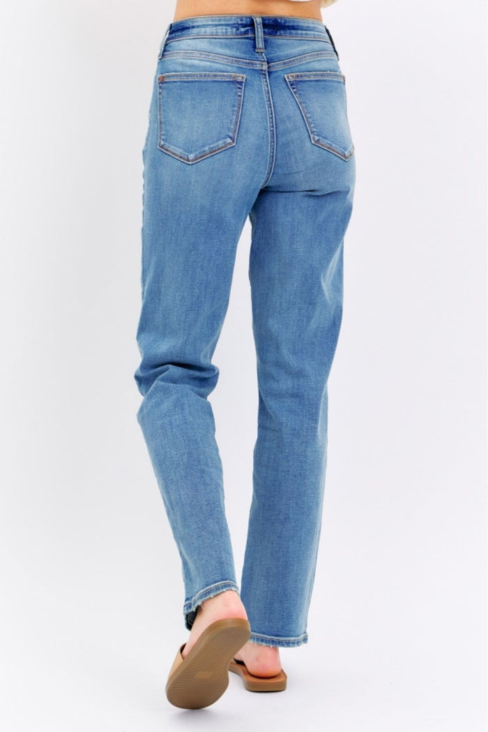 Hazel Blues® |  Judy Blue High Waist Straight Jeans