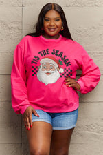 Hazel Blues® |  Santa Graphic Long Sleeve Sweatshirt