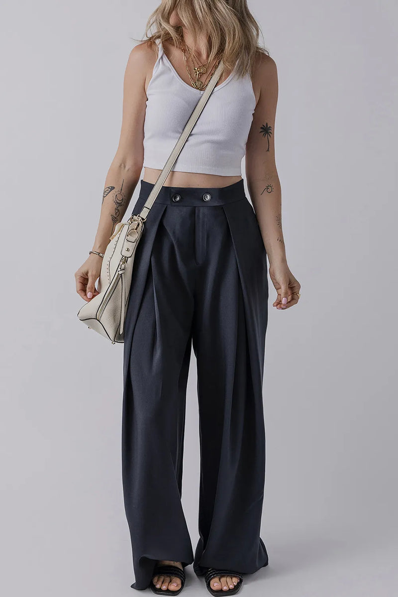 Hazel Blues® |  Wide Leg Pants with Pockets