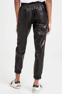 Hazel Blues® |  Drawstring PU Leather Pants with Pockets