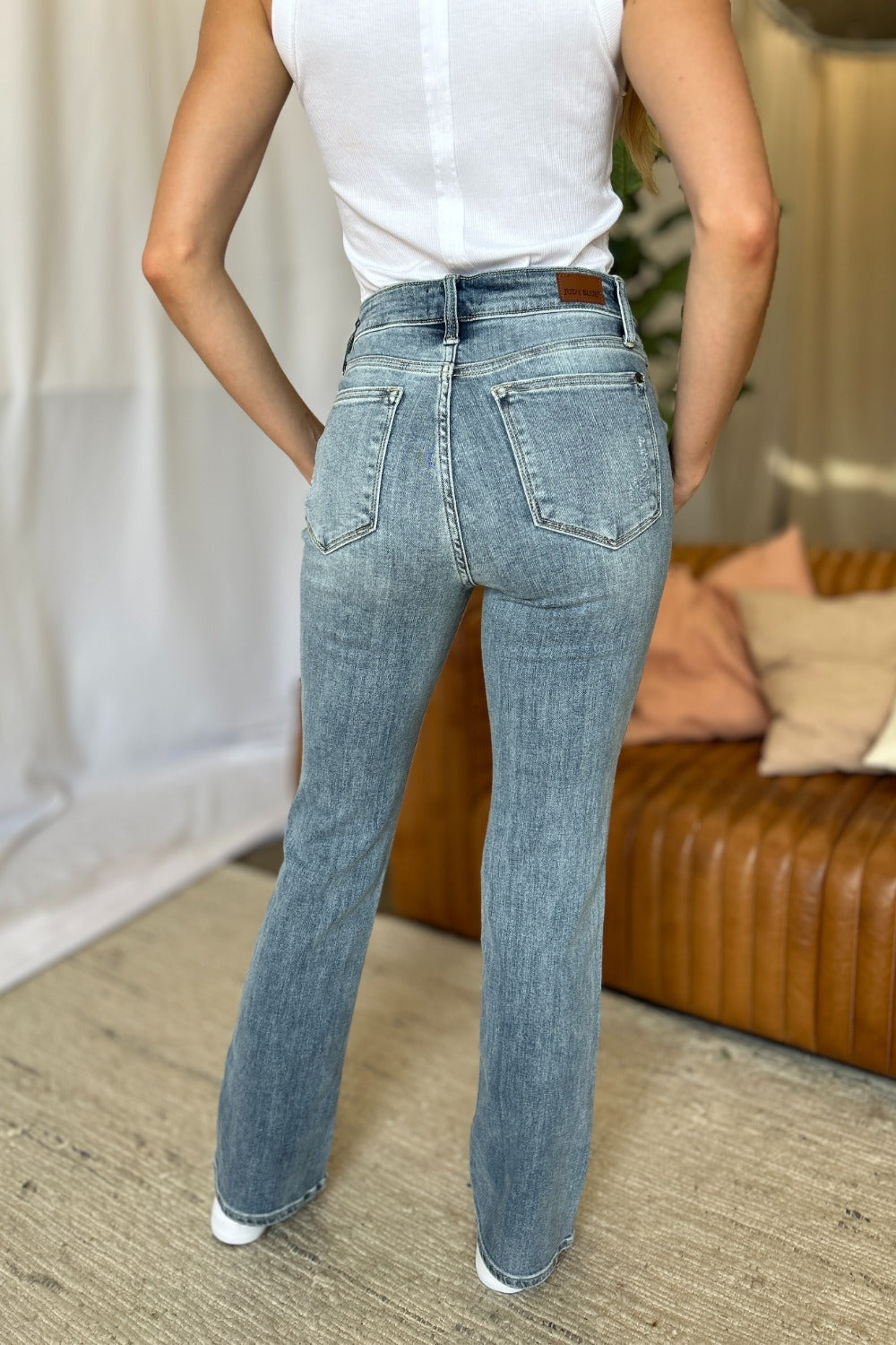 Hazel Blues® |  Judy Blue Medium Rise Bootcut Jeans