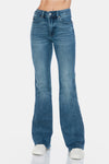 Hazel Blues® |  Judy Blue Tummy Control Cut Hem Flare Jeans