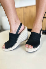 Hazel Blues® |  Forever Link Peep Toe High Heel Sandals