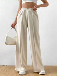 Hazel Blues® |  Elastic Waist Wide Leg Pants