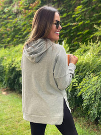 Hazel Blues® |  Best Selling Touch Of Fall Thermal Hoodie in Five Colors