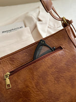 Hazel Blues® |  PU Leather Adjustable Strap Crossbody Bag with Pouch