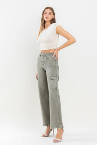 Hazel Blues® |  Vervet by Flying Monkey 90's Super High Rise Cargo Jeans