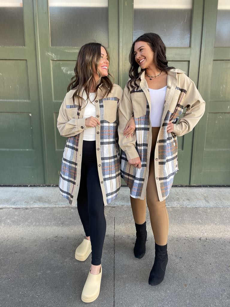 PREORDER: Durham Plaid Jacket in Two Colors