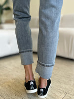 Hazel Blues® |  Judy Blue High Waist Cuff Hem Skinny Jeans