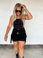 Hazel Blues® |  PREORDER- FESTIVAL NIGHTS BUCKLE SHORTS