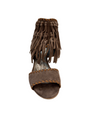 Hazel Blues® |  True Fringe Wedge in Taupe