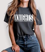 Hazel Blues® | Knights Stacked Football: TEE