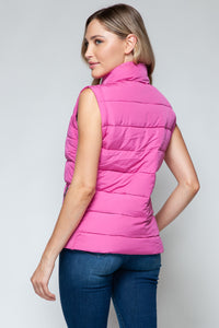 Hazel Blues® |  Snobbish Zip Up Turtleneck Vest with Pockets