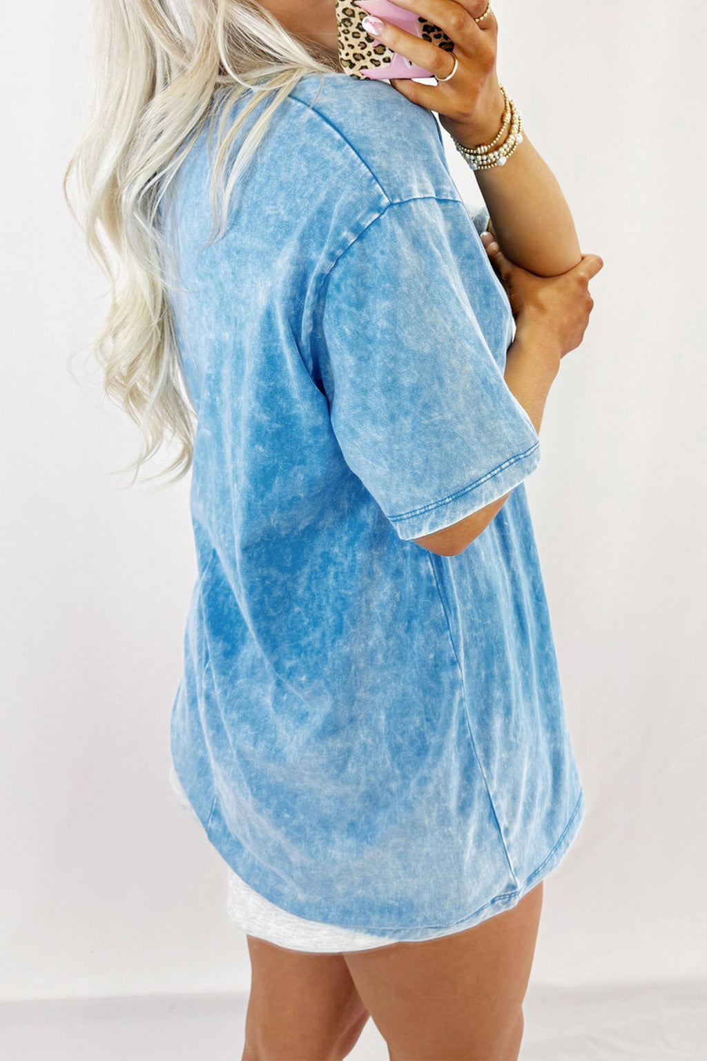 America the Beautiful Tee | Mineral Wash Star Detail Tee