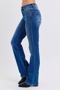 Hazel Blues® |  Judy Blue Run Mid-Rise Bootcut Jeans with Thermal Lining