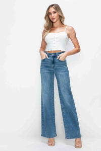 Hazel Blues® |  bytos High Rise Wide Leg Jeans with Pockets