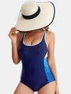 Hazel Blues® |  Scoop Neck Wide Strap One-Piece Swimwear