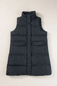 Hazel Blues® |  Pocketed Zip Up Vest Coat