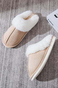 Hazel Blues® |  Faux Fur Round Toe Slippers