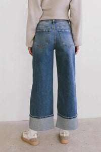 Hazel Blues® |  Straight Leg Jeans with Pockets