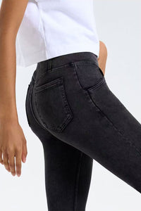 Hazel Blues® |  Basic Bae Pocketed Highly Stretchy Bootcut Jeans