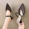 Hazel Blues® |  Point Toe Block Heel Sandals