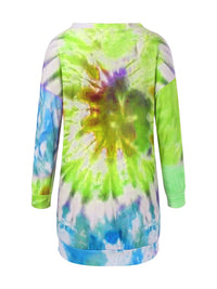 Hazel Blues® |  Tie-Dye Round Neck Long Sleeve Dress