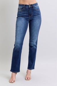 Hazel Blues® |  Judy Blue Washed Straight Leg Jeans with Pockets