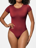 Hazel Blues® |  Round Neck Short Sleeve Bodysuit