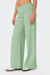 Hazel Blues® |  Striped Wide Leg Pants