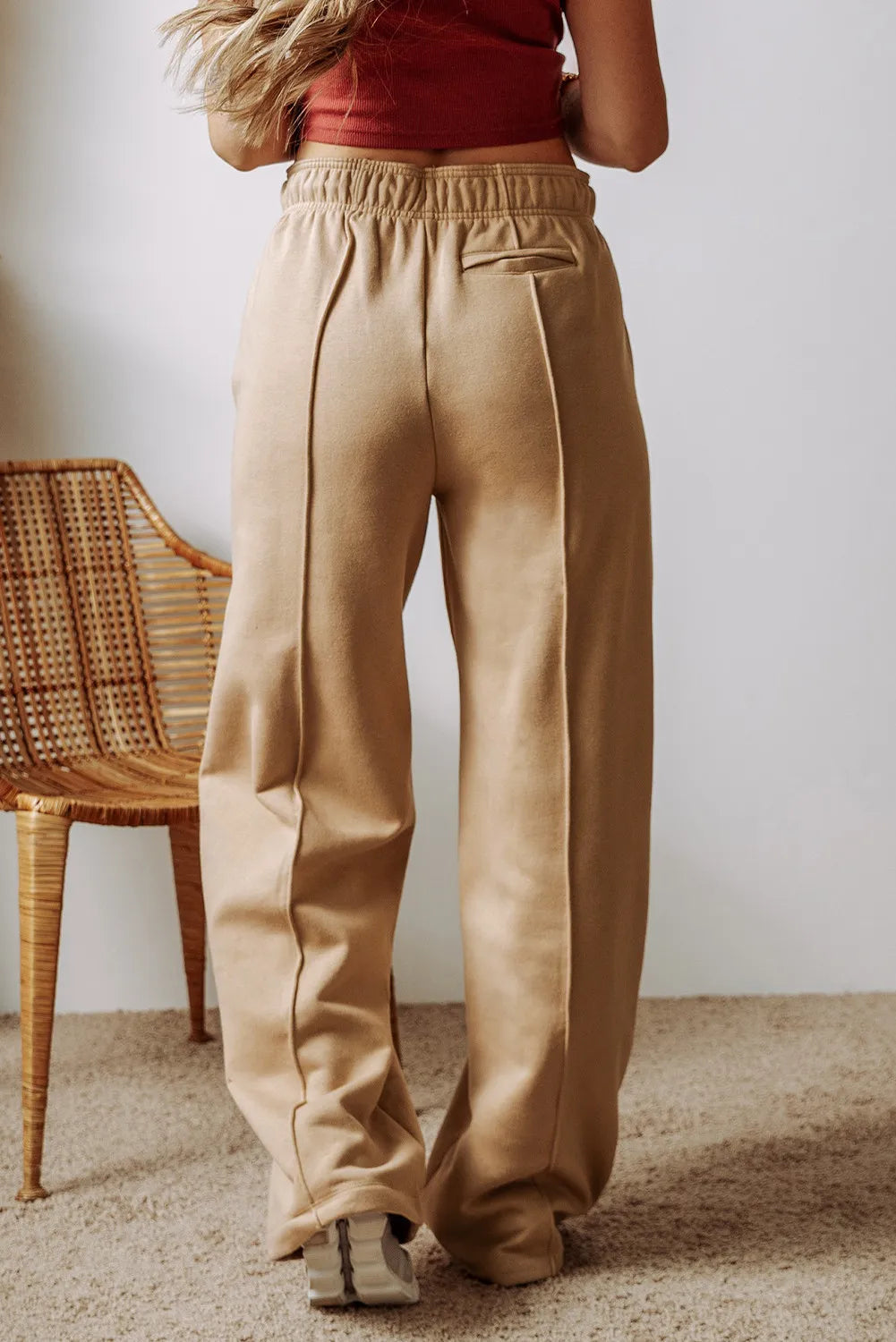 Hazel Blues® |  Drawstring Wide Leg Pants with Pockets