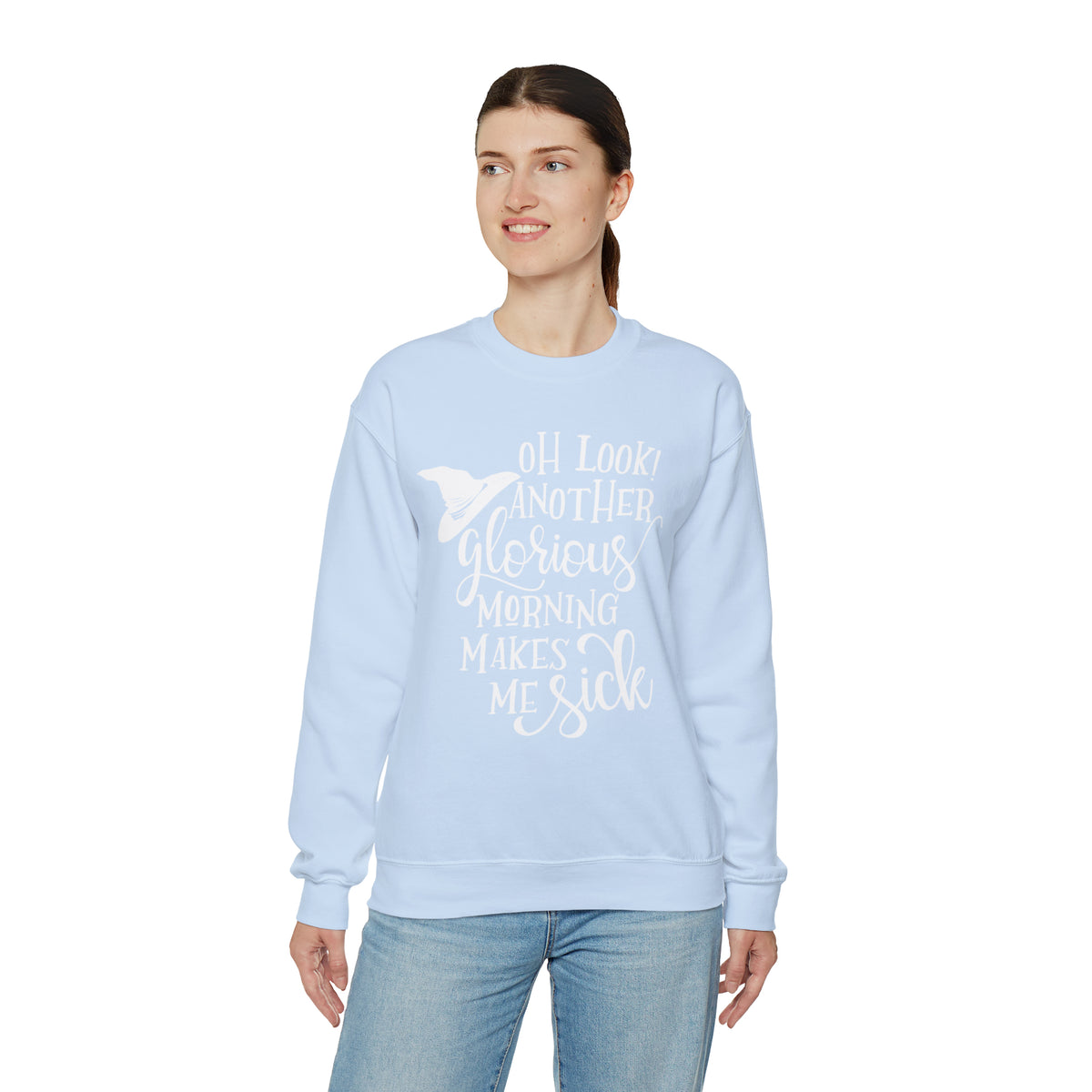 Hazel Blues® |  Glorious Morning Graphic Crewneck Sweatshirt