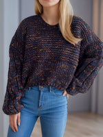 Hazel Blues® |  Dropped Shoulder Long Sleeve Sweater