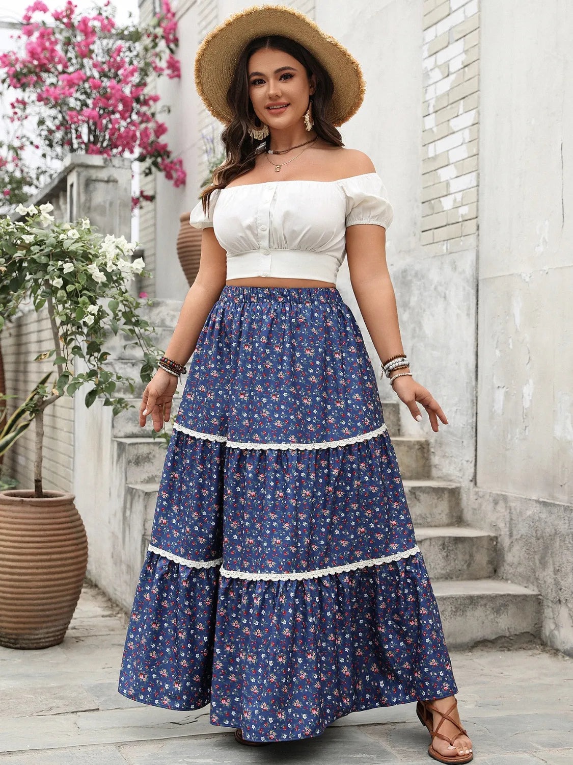 Costal Bouquet Kandra Skirt – Cinq à Sept