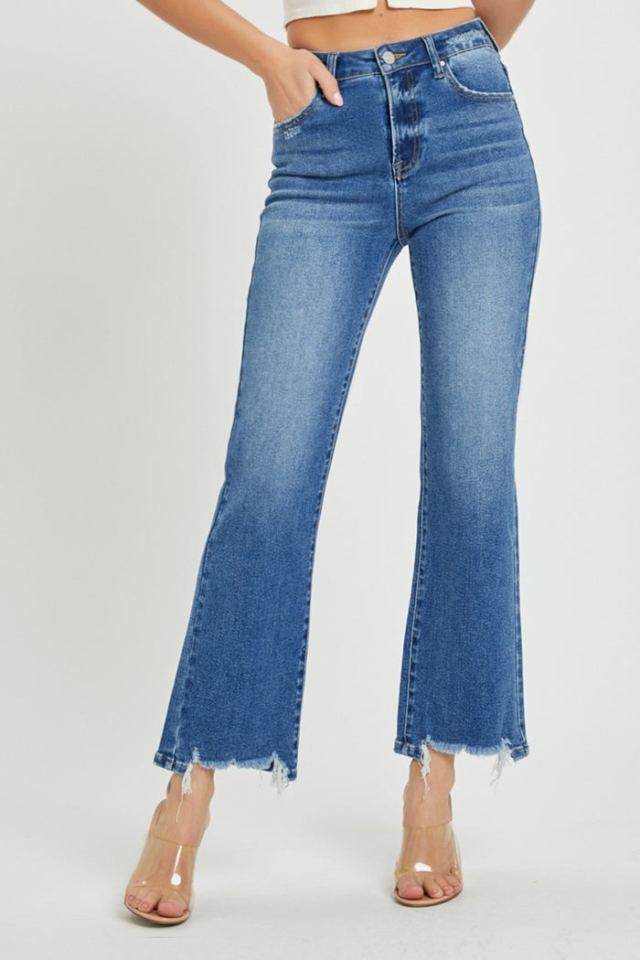 Hazel Blues® |  RISEN High Rise Straight Jeans