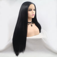 Hazel Blues® |  13*3" Lace Front Wigs Synthetic Long Straight 24" 130% Density