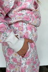 Hazel Blues® |  Floral & Cheetah Drift Away Joggers