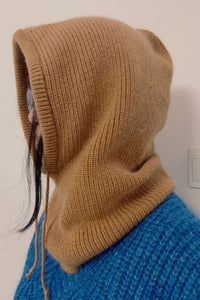 Hazel Blues® |  Drawstring Solid Color Thermal Knit Hat