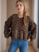Hazel Blues® |  Dropped Shoulder Long Sleeve Sweater