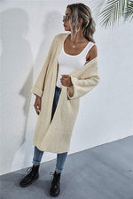 Hazel Blues® |  Open Front Long Sleeve Cardigan