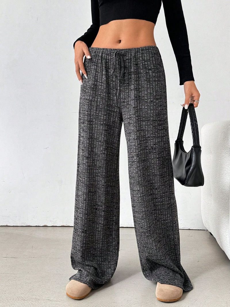 Hazel Blues® |  Tied Striped Wide Leg Pants