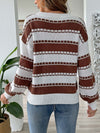 Hazel Blues® |  Heart Round Neck Long Sleeve Sweater