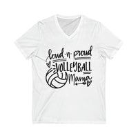 Hazel Blues® |  Loud & Proud Volleyball Graphic V-Neck Tee