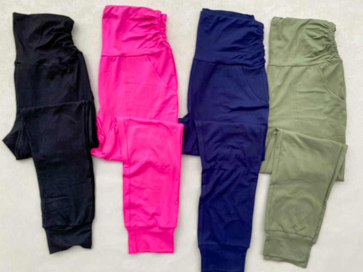 Hazel Blues® |  Haley Ruched Waist Leggings in Six Colors