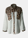 Hazel Blues® |  Fuzzy Button Up Long Sleeve Jacket
